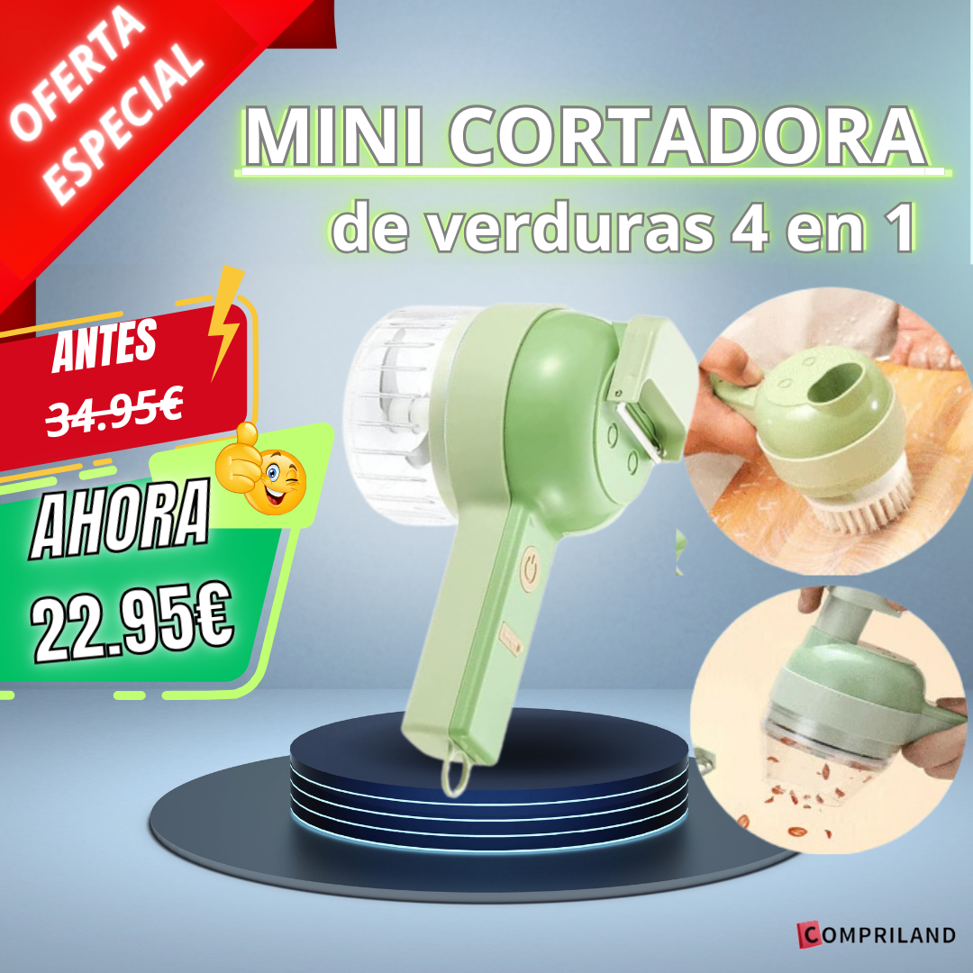 Cortador de verduras 4 en 1