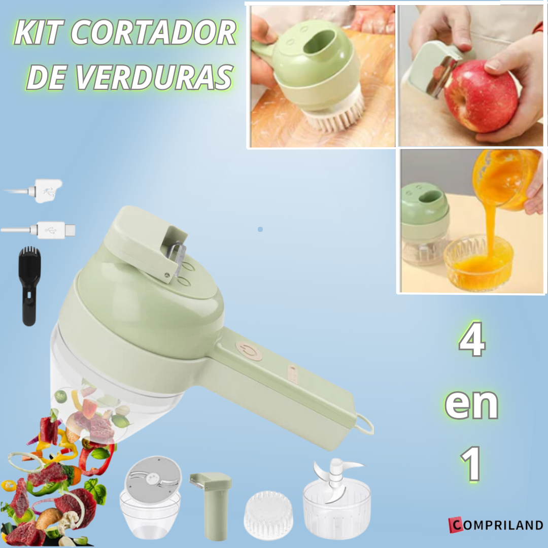 Cortador de verduras 4 en 1