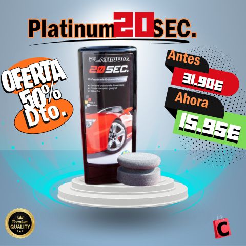 Platinum 20 Seg-Eliminador Profesional de Arañazos en 20 Segundos para Coche