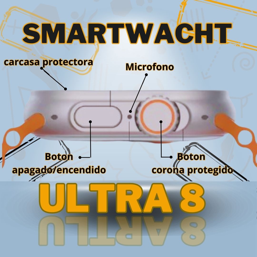 Smartwacht Ultra8+ 2 Correas Gratis