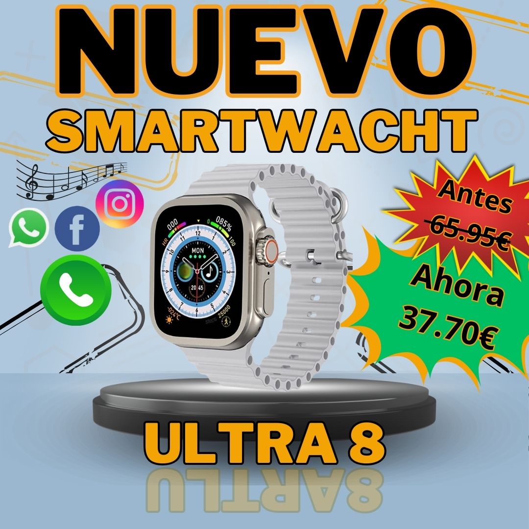 Smartwatch Ultra 8 – Innovación y Estilo a tu Alcance